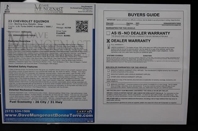used 2023 Chevrolet Equinox car, priced at $23,495
