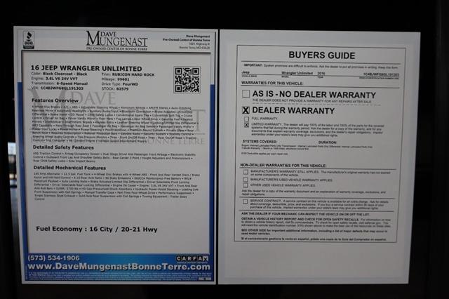 used 2016 Jeep Wrangler Unlimited car, priced at $24,999