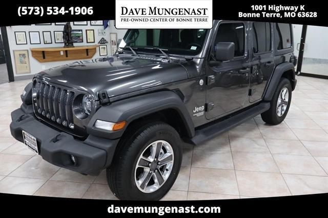 used 2021 Jeep Wrangler Unlimited car, priced at $24,772