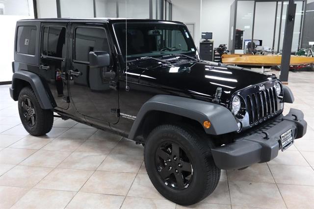 used 2017 Jeep Wrangler Unlimited car, priced at $17,846