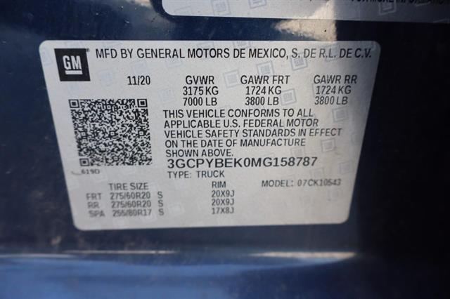 used 2021 Chevrolet Silverado 1500 car, priced at $26,995