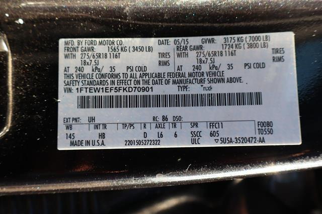 used 2015 Ford F-150 car, priced at $21,995
