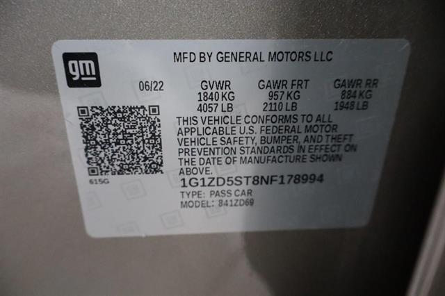 used 2022 Chevrolet Malibu car, priced at $18,499
