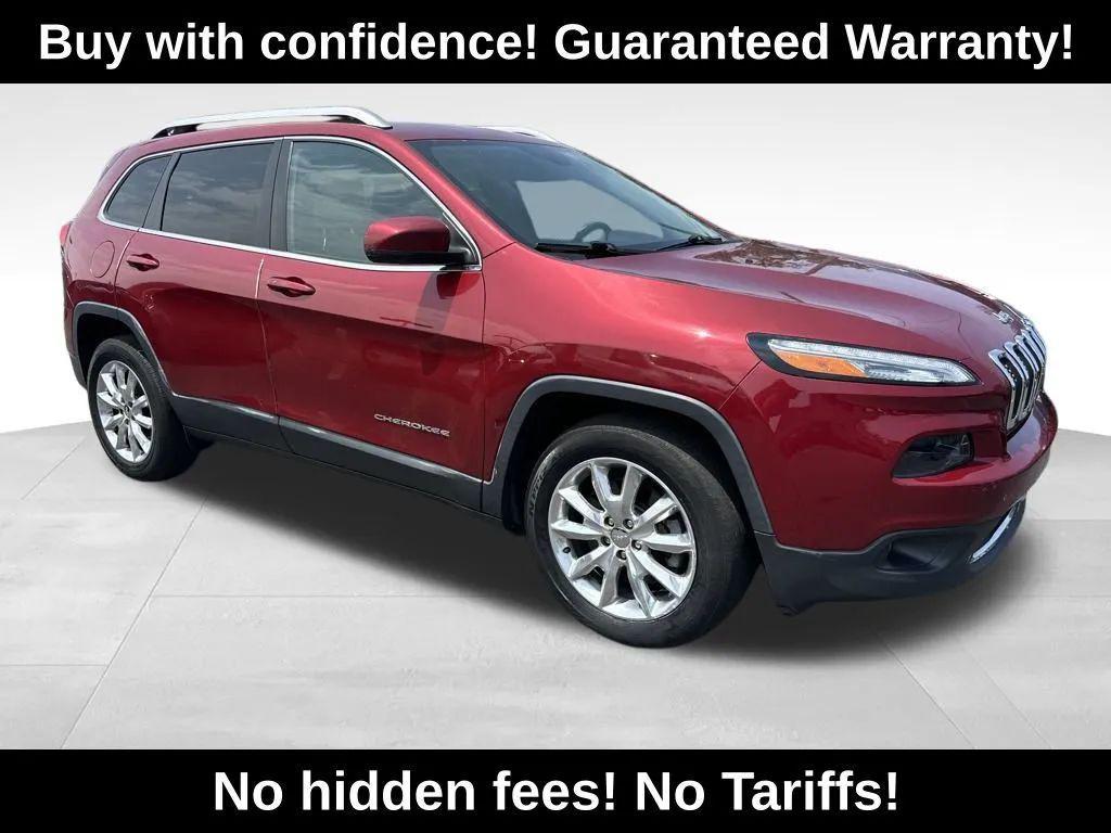 used 2015 Jeep Cherokee car, priced at $9,433