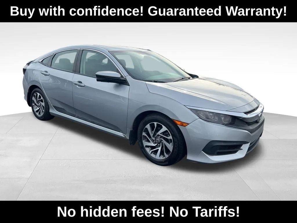 used 2016 Honda Civic car, priced at $7,660