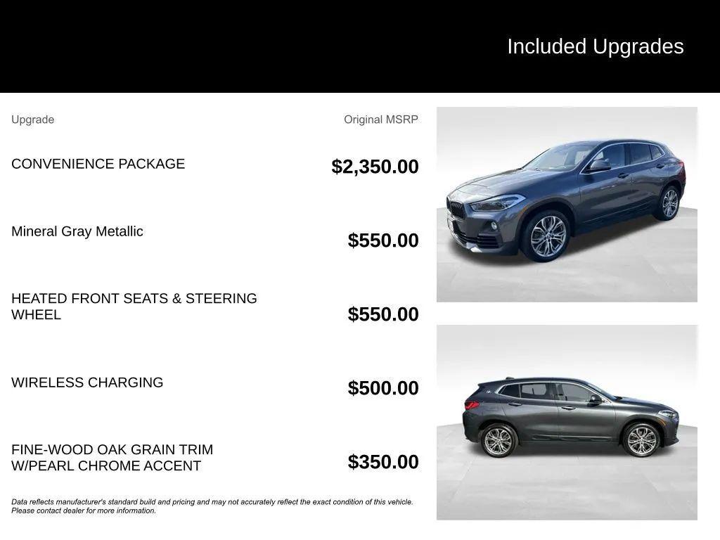 used 2020 BMW X2 car, priced at $16,548