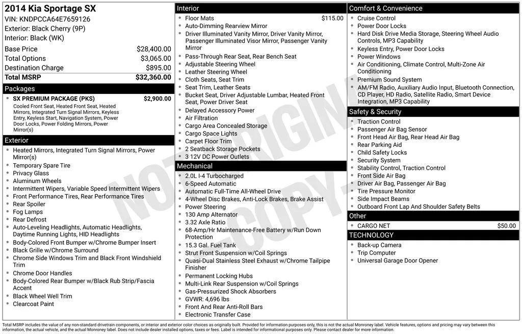 used 2014 Kia Sportage car, priced at $8,954