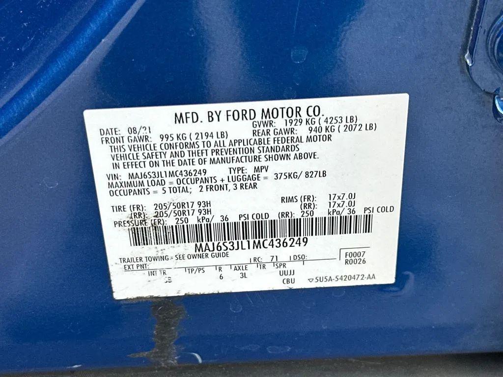 used 2021 Ford EcoSport car, priced at $13,966