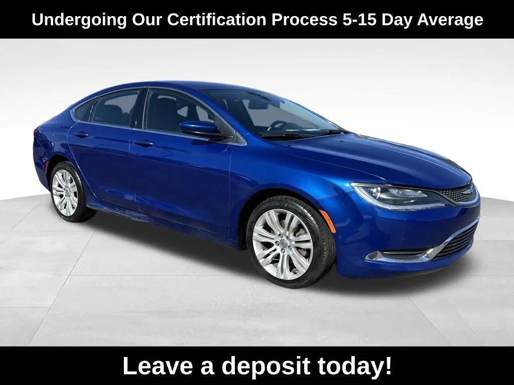 used 2016 Chrysler 200 car, priced at $8,508