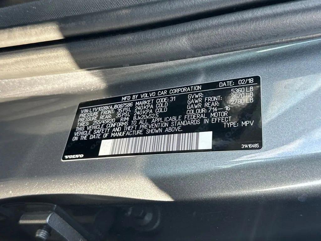 used 2018 Volvo XC60 car, priced at $12,993