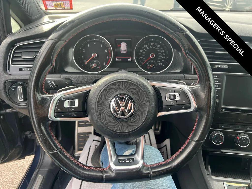 used 2017 Volkswagen Golf GTI car, priced at $8,642