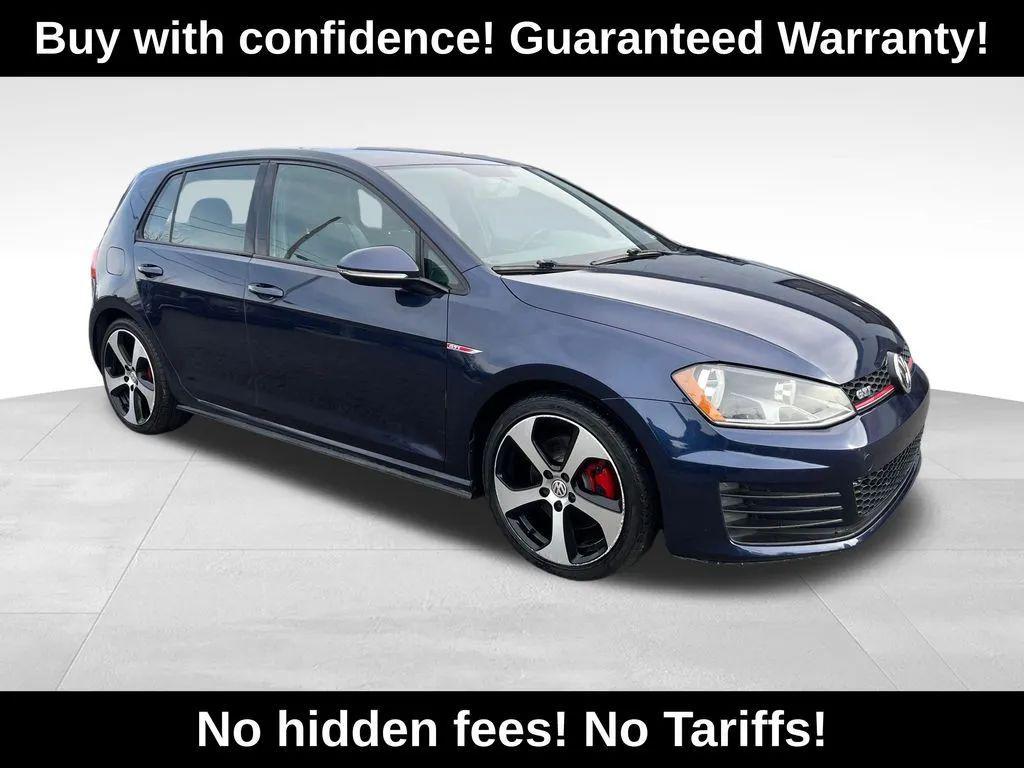 used 2017 Volkswagen Golf GTI car, priced at $8,642