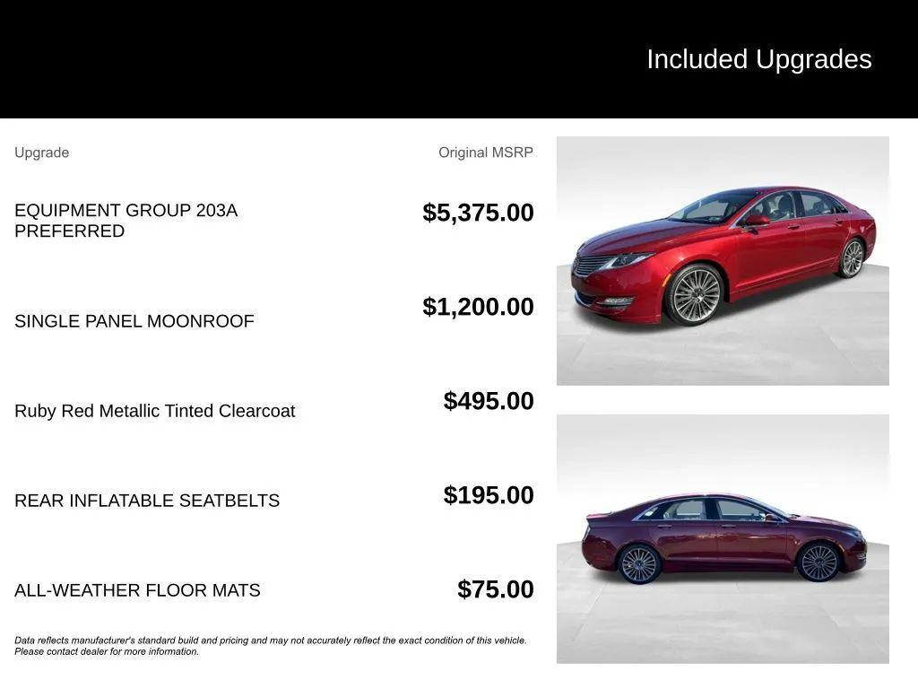 used 2014 Lincoln MKZ Hybrid car, priced at $7,734