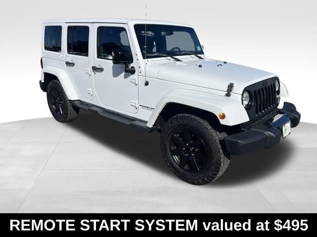 used 2014 Jeep Wrangler Unlimited car, priced at $16,981