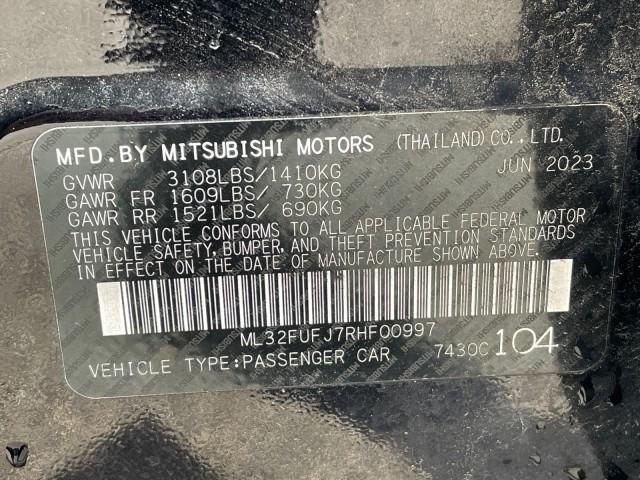 used 2024 Mitsubishi Mirage G4 car, priced at $12,960