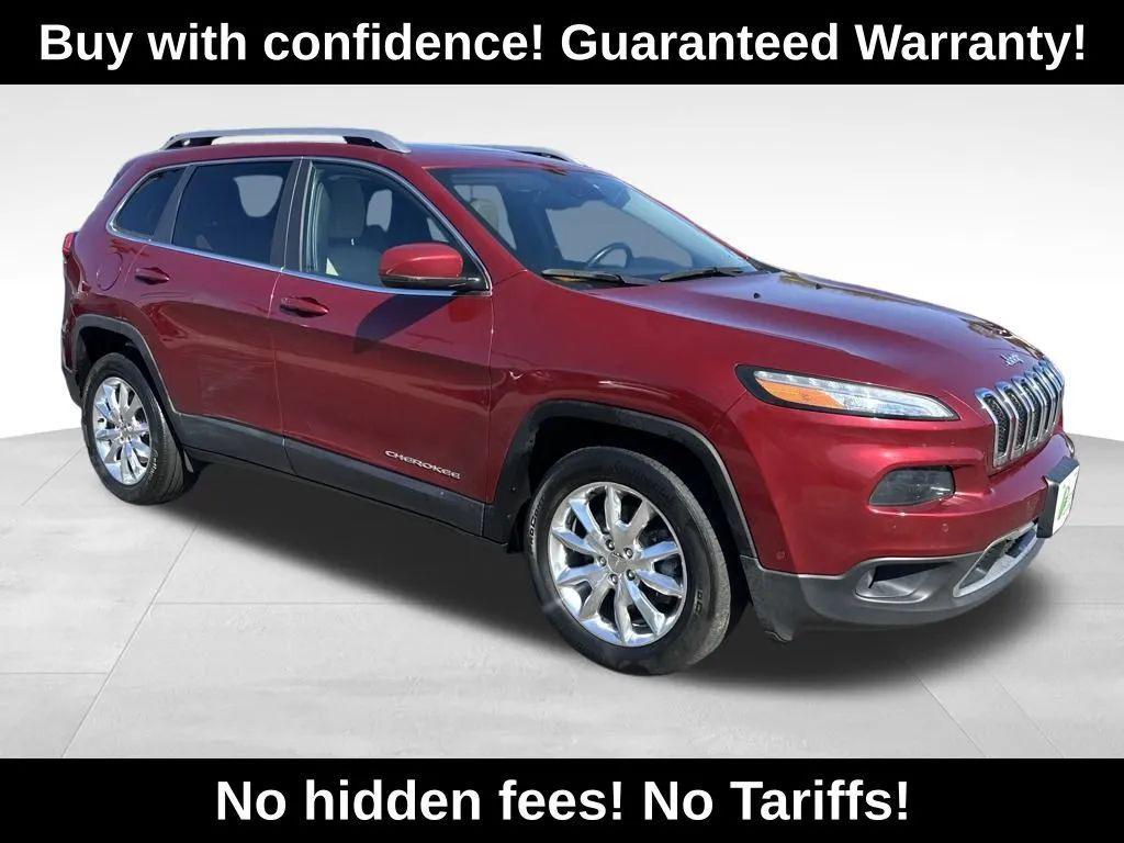 used 2015 Jeep Cherokee car, priced at $9,317