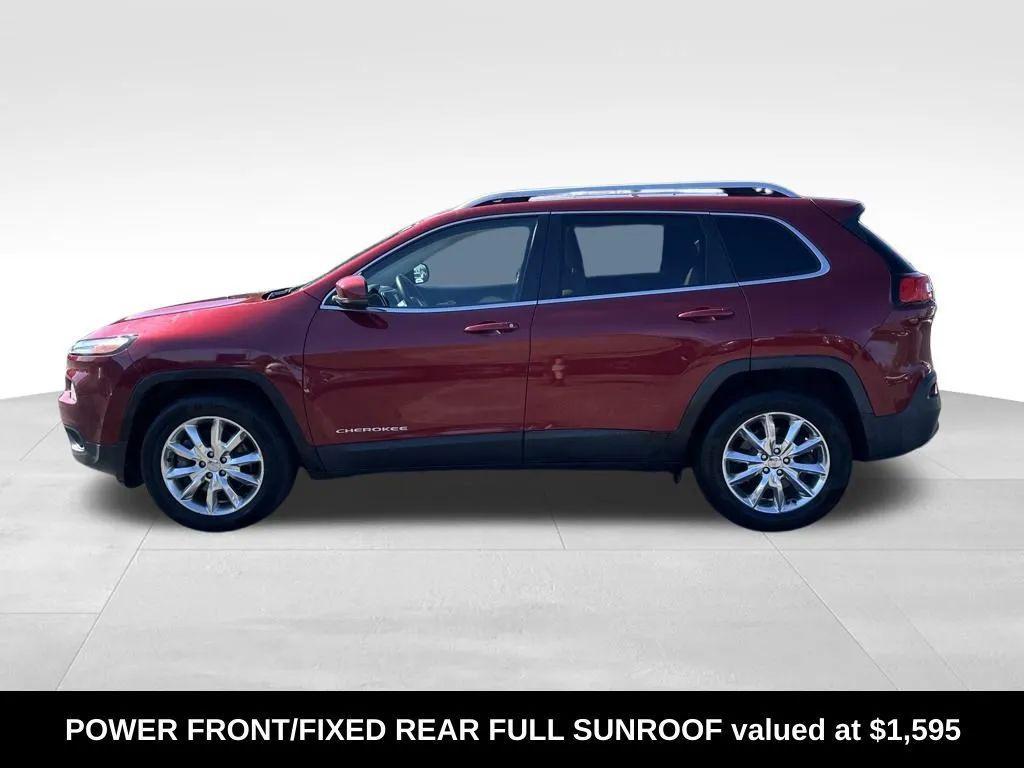 used 2015 Jeep Cherokee car, priced at $9,317