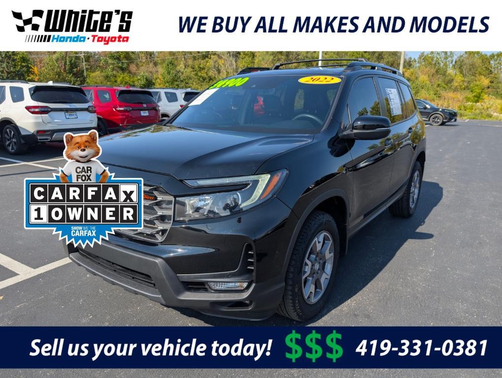 used 2022 Honda Passport car, priced at $34,900
