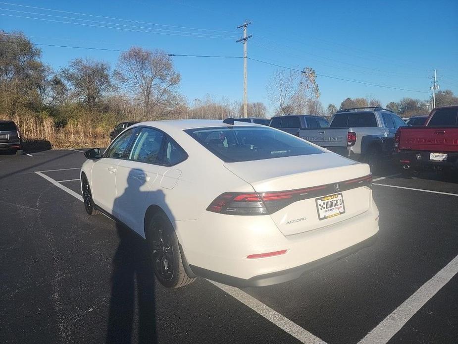 new 2025 Honda Accord car, priced at $32,110