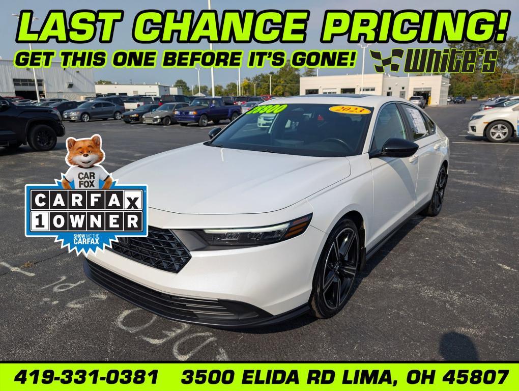 used 2023 Honda Accord Hybrid car, priced at $26,900