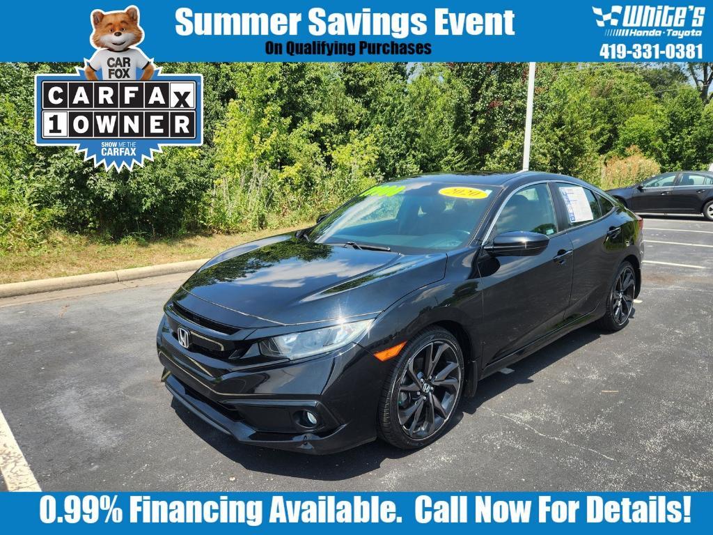 used 2020 Honda Civic car, priced at $19,900
