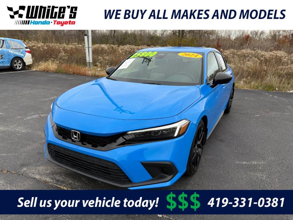 used 2024 Honda Civic car, priced at $25,800