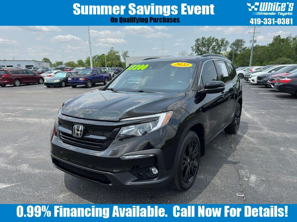 used 2022 Honda Pilot car, priced at $33,200