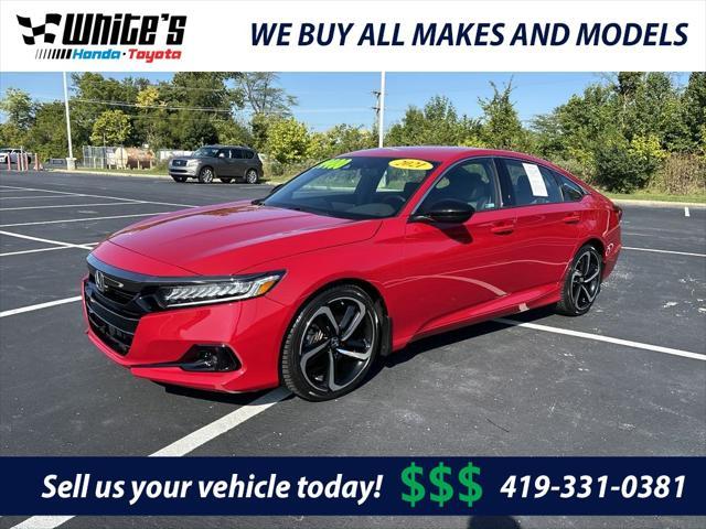 used 2021 Honda Accord car, priced at $23,900