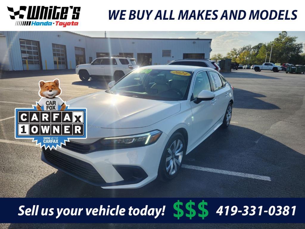used 2024 Honda Civic car, priced at $24,800