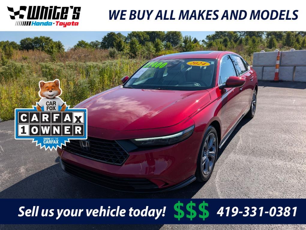 used 2024 Honda Accord car, priced at $27,400