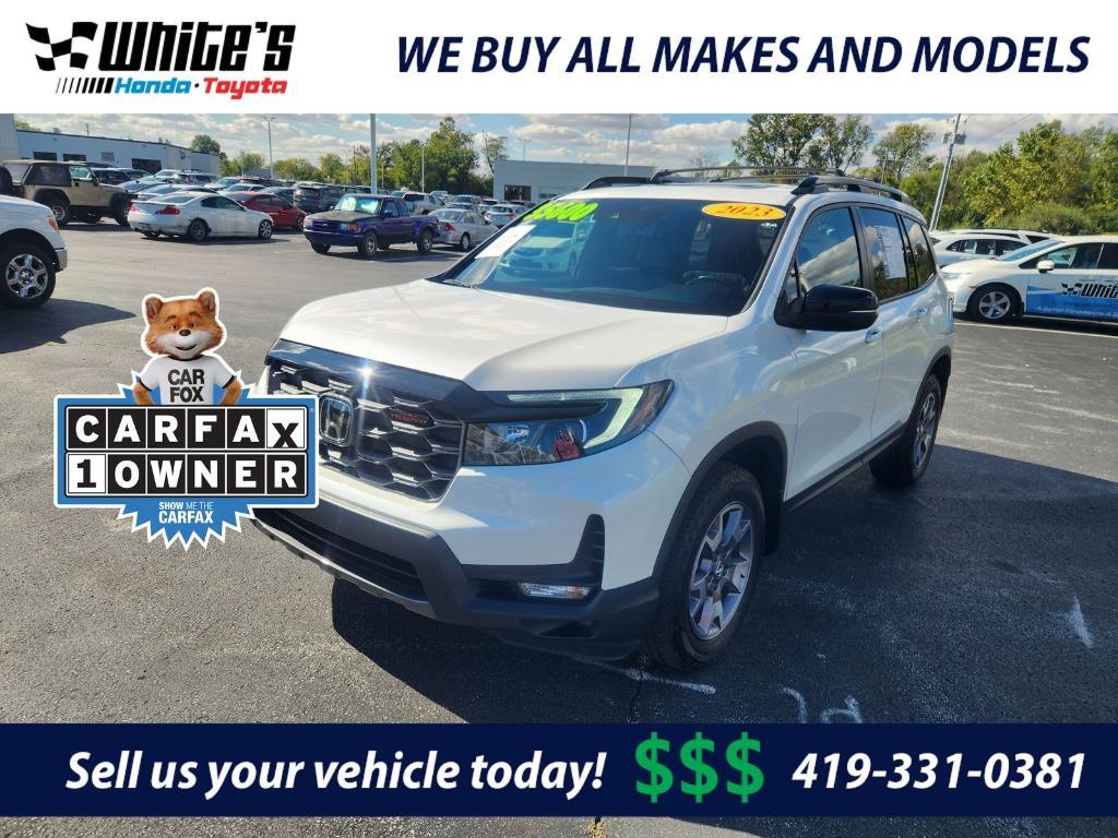 used 2023 Honda Passport car, priced at $35,600