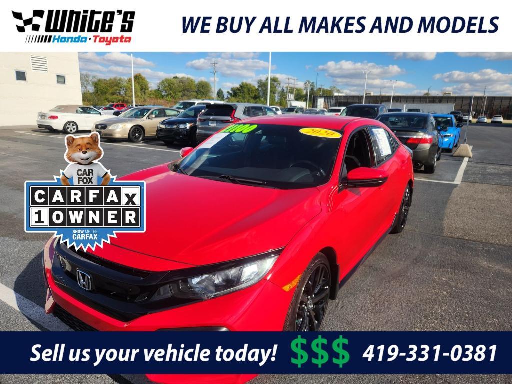 used 2020 Honda Civic car, priced at $21,100