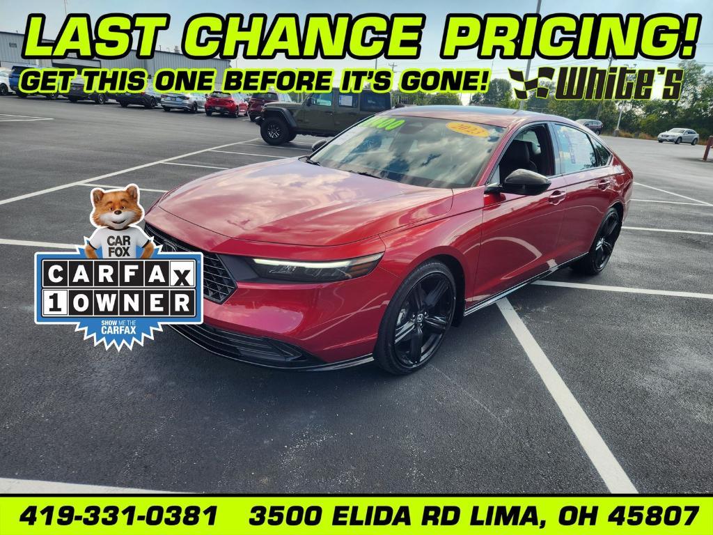 used 2023 Honda Accord Hybrid car, priced at $28,500