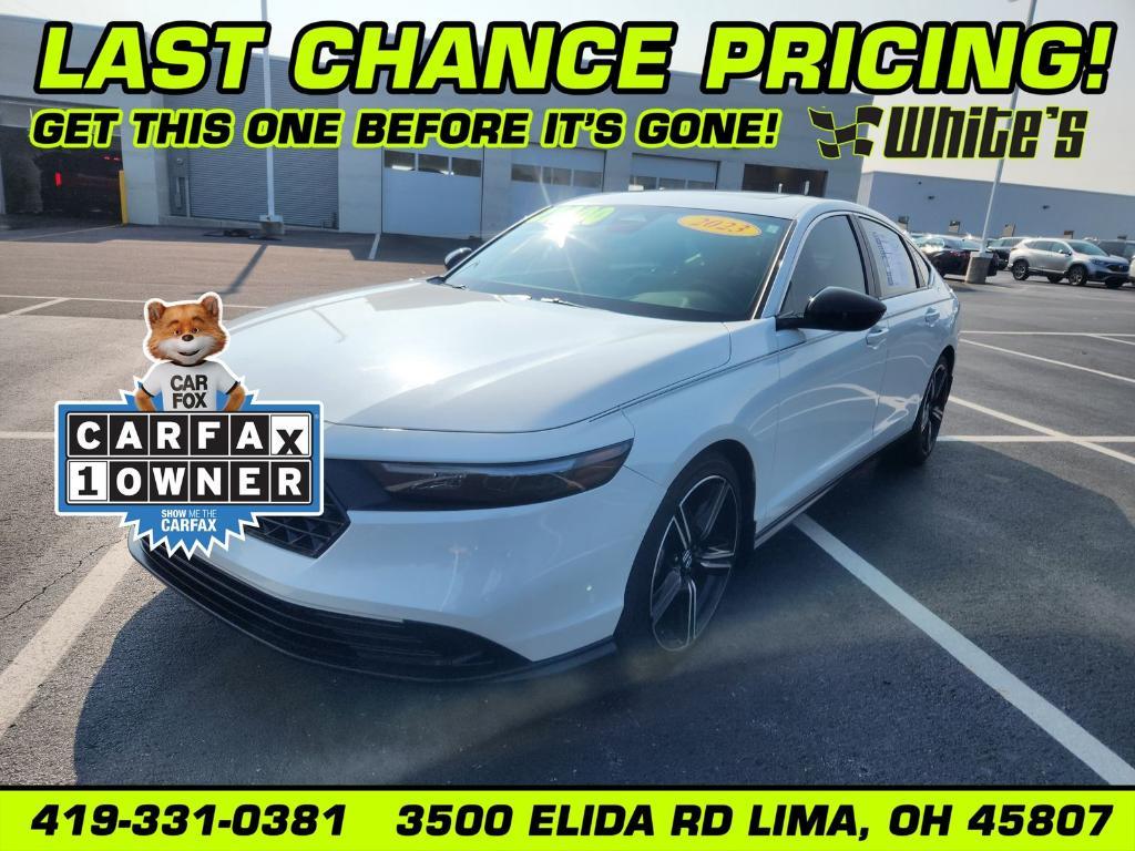 used 2023 Honda Accord Hybrid car, priced at $25,900