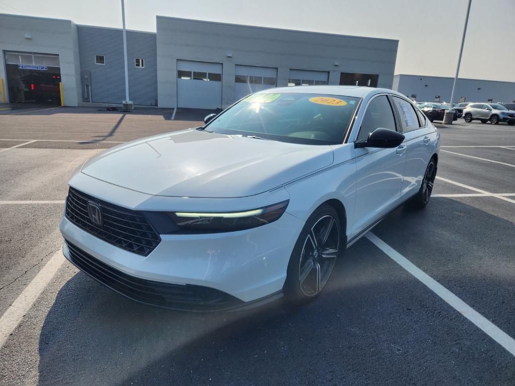 used 2023 Honda Accord Hybrid car, priced at $27,400