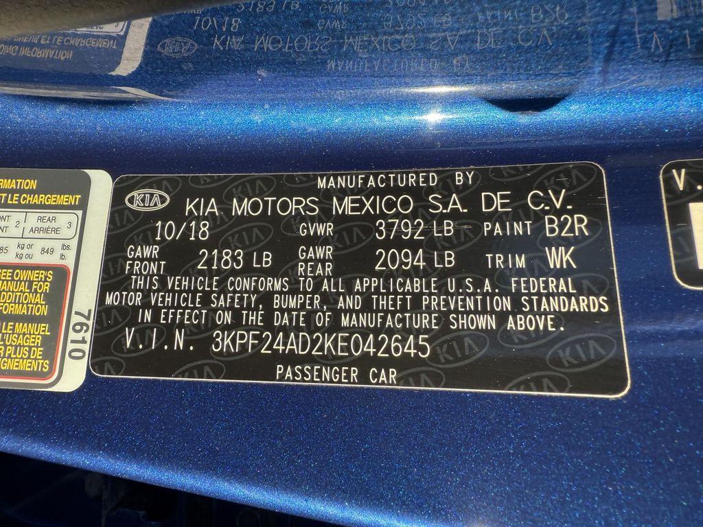 used 2019 Kia Forte car, priced at $11,993