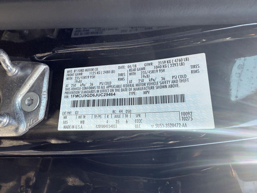 used 2018 Ford Escape car, priced at $11,983