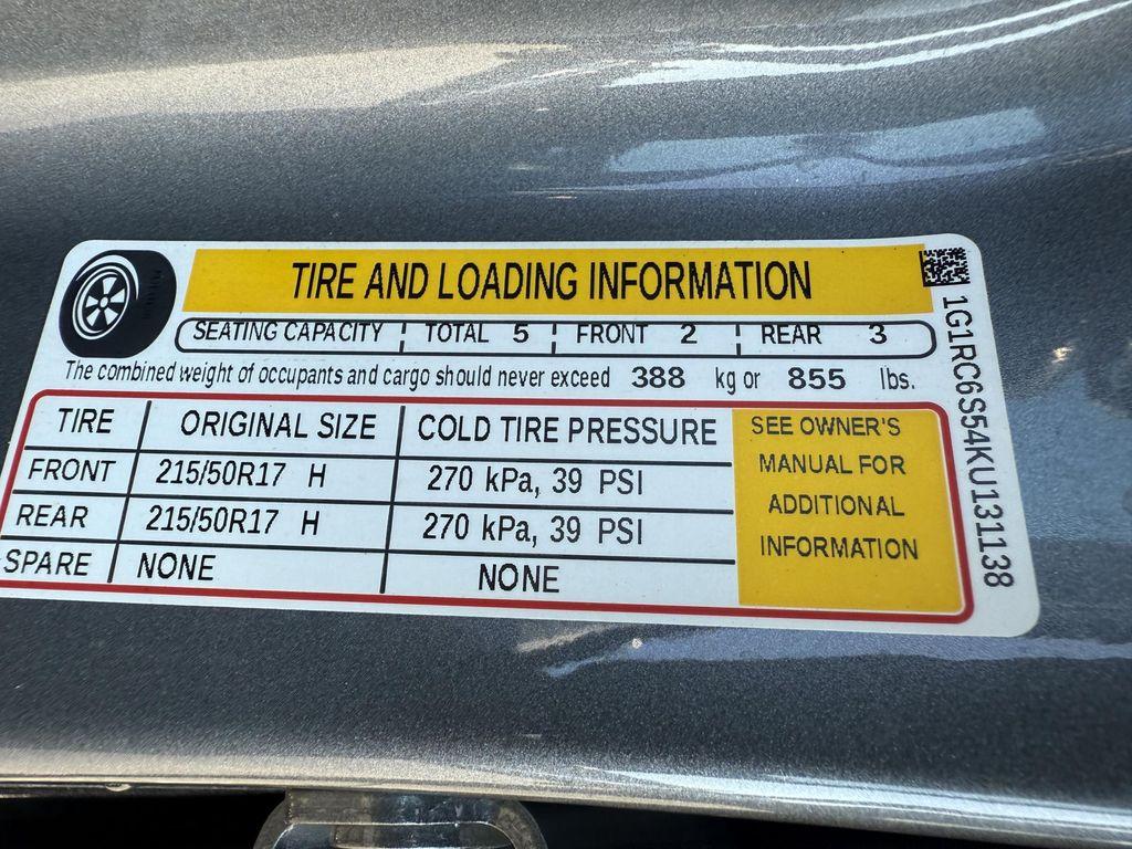 used 2019 Chevrolet Volt car, priced at $17,890