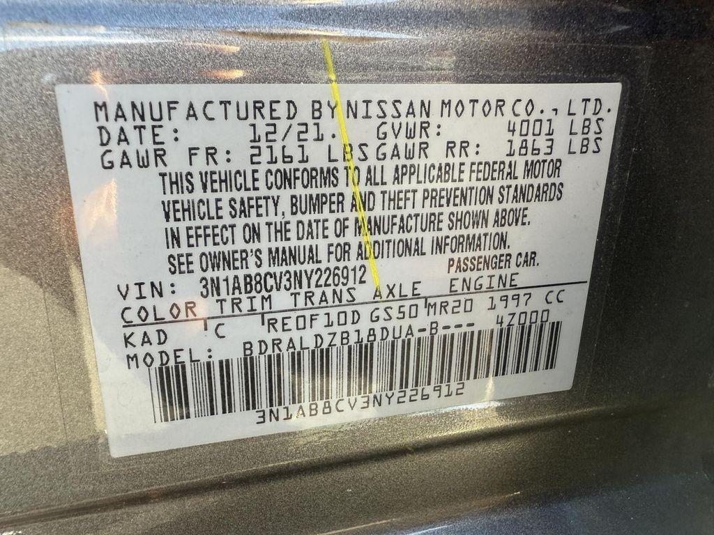 used 2022 Nissan Sentra car, priced at $18,500