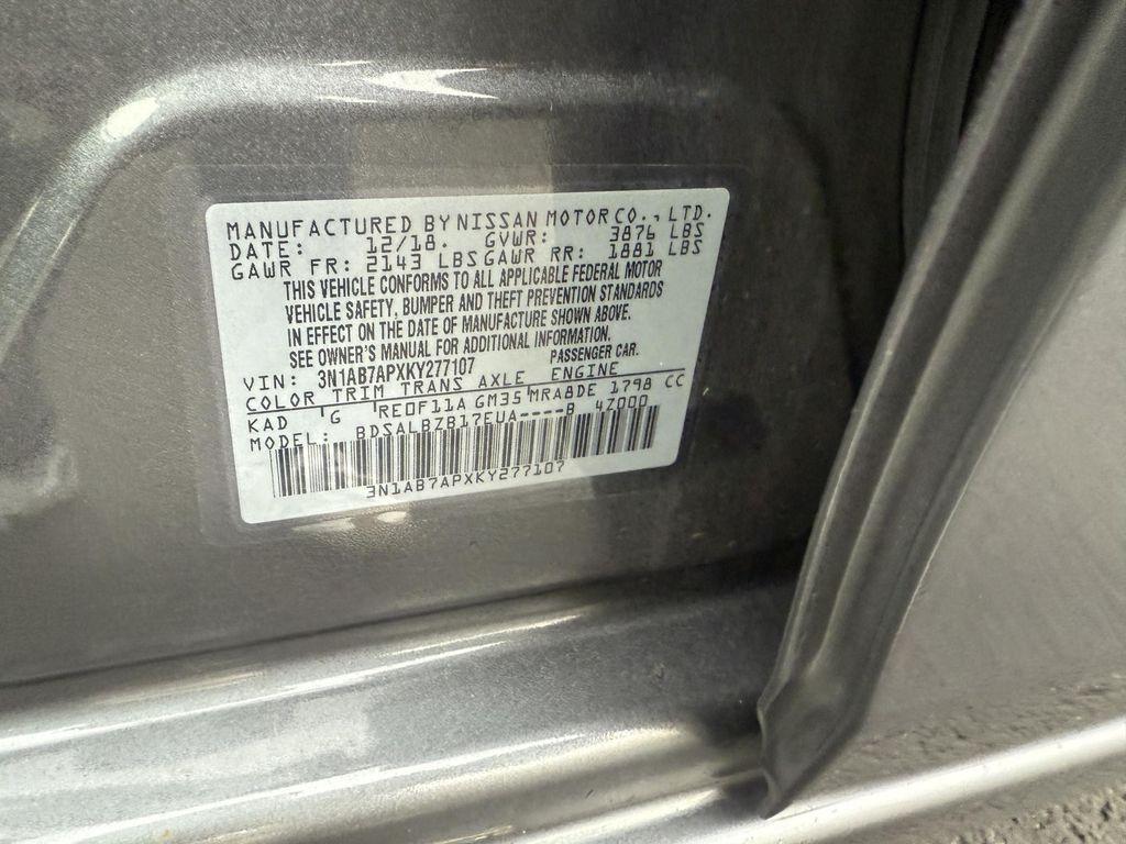 used 2019 Nissan Sentra car, priced at $8,993