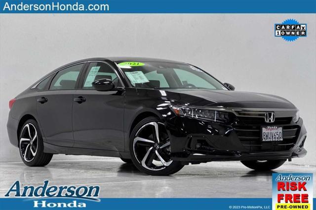 used 2021 Honda Accord car, priced at $26,981