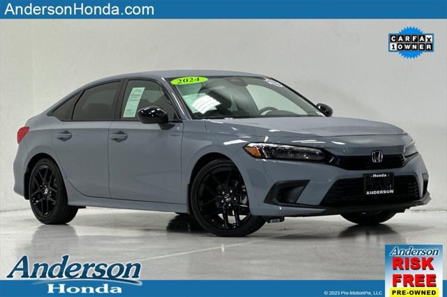 used 2024 Honda Civic car, priced at $24,981