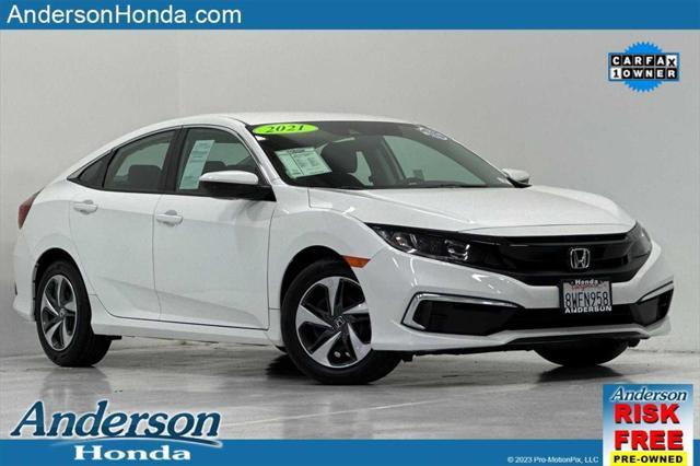 used 2021 Honda Civic car, priced at $20,981