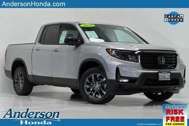 used 2022 Honda Ridgeline car, priced at $28,981