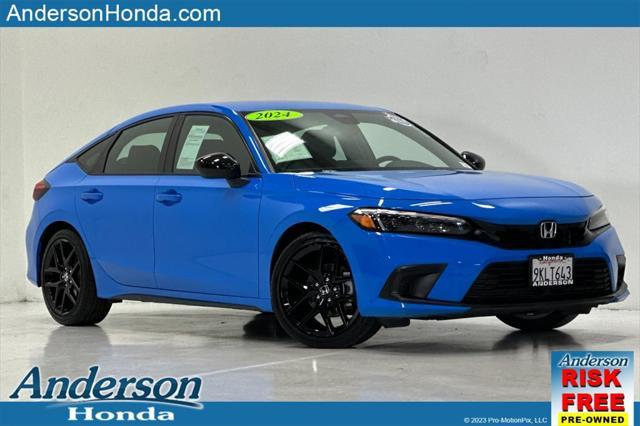 used 2024 Honda Civic car, priced at $25,481