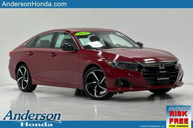 used 2021 Honda Accord car, priced at $28,481