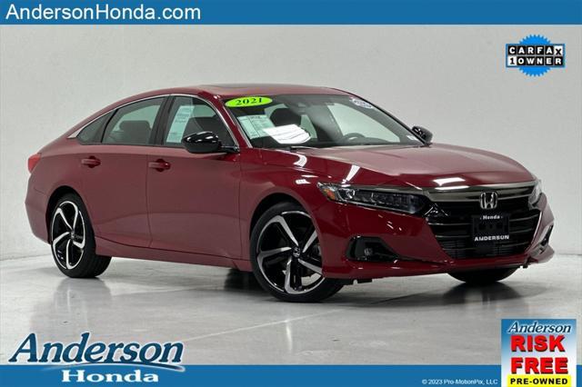 used 2021 Honda Accord car, priced at $28,981