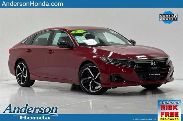 used 2021 Honda Accord car, priced at $29,481