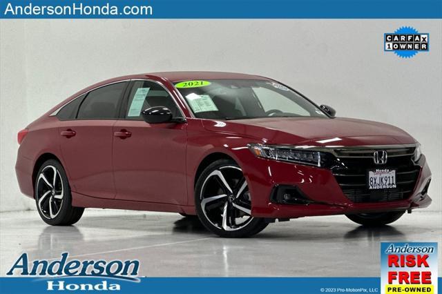 used 2021 Honda Accord car, priced at $26,481