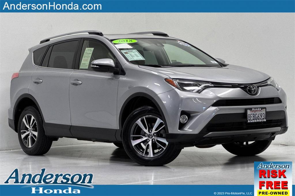 used 2018 Toyota RAV4 car, priced at $23,981